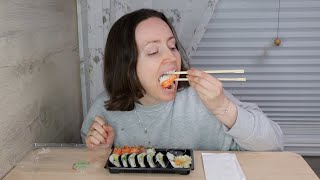 ASMR Eating Sounds SUSHI 🍣  Crab Chip | Mukbang 먹방