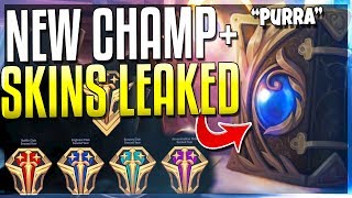 NEW CHAMPION 'PURRA' LEAKED + NEW SKINS CONFIRMED!! - League of Legends