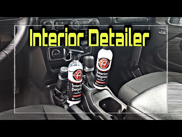 Adam's Interior Detailer Microban All-In-One