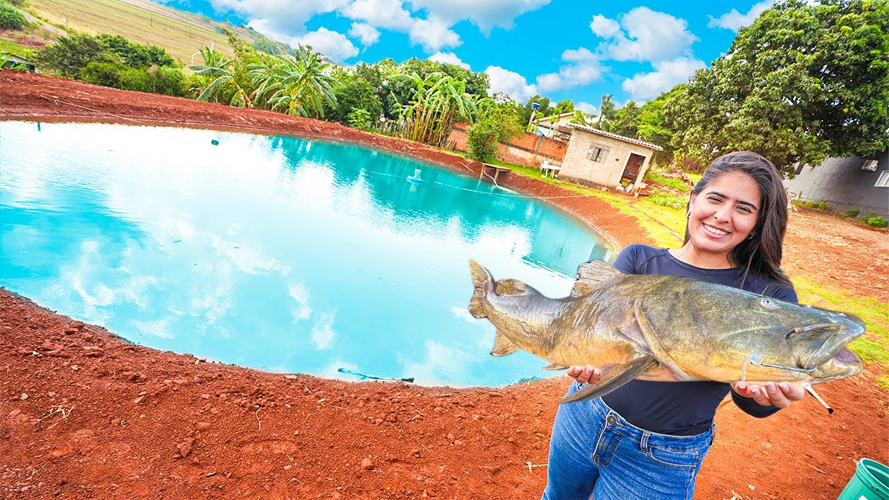 SOLTEI UM PEIXE RARO NO LAGO DO MEU NAMORADO