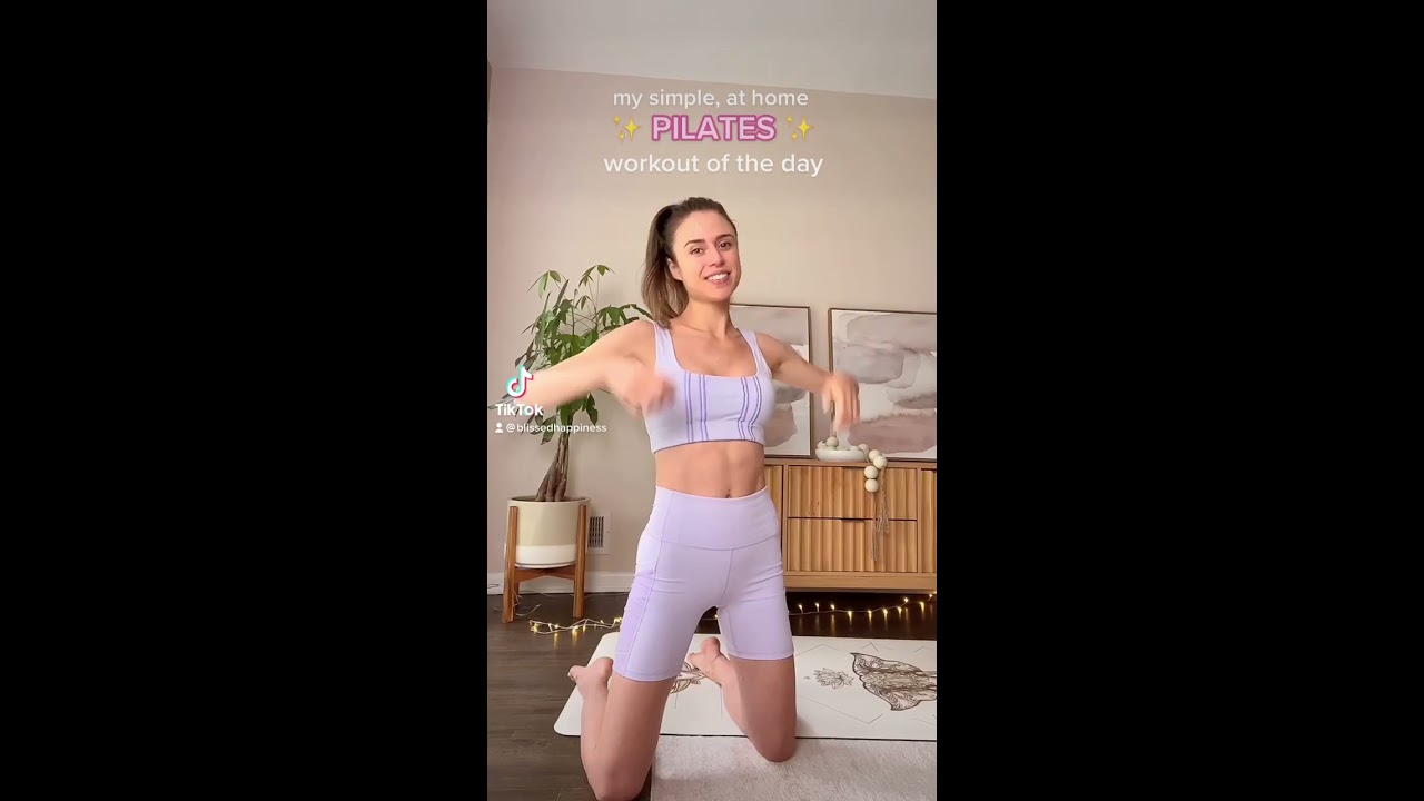 Simple Pilates Home Workout For Beginners