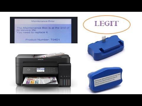 epson l6170 maintenance box resetter software