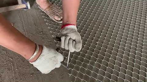 GST how to knuckle chain link fence by manual