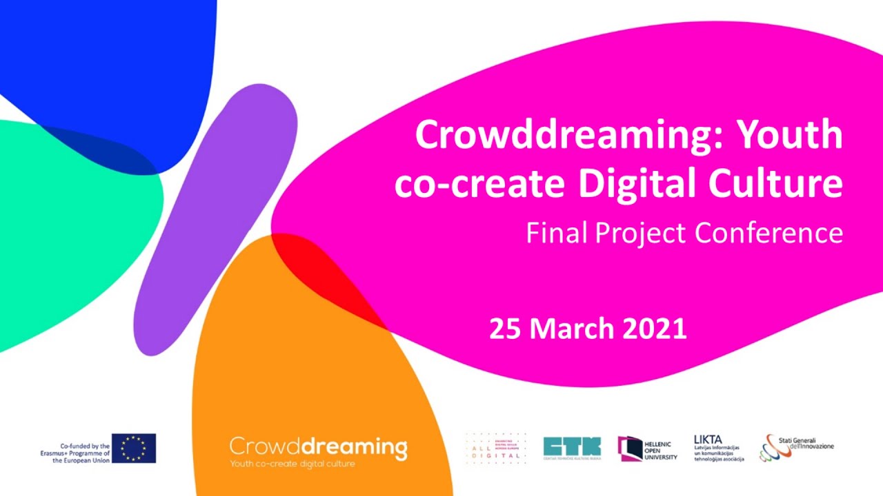 CDDC Conference “Crowddreaming: Youth Co-Create Digital Culture" - 25/03/2021