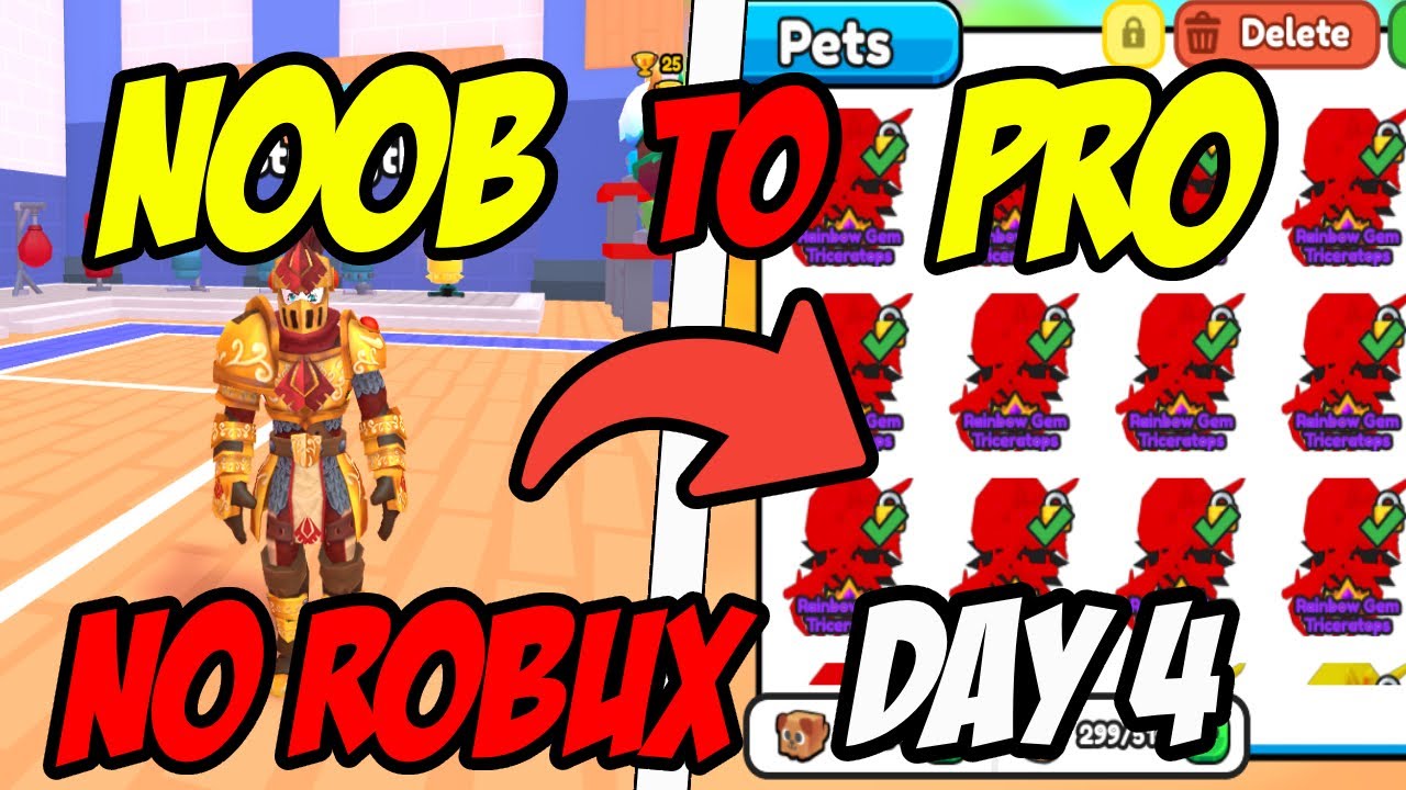 Noob To Pro With 0 Robux Day 1 [Arm Wrestle SImulator] 