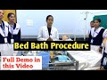 Bed bath procedure all easy steps demonursing clinical procedure exams