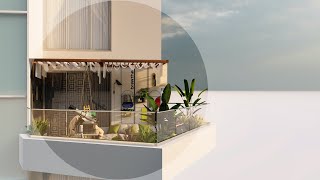 "A Garden In The Sky" | Interior Design | Lumion Visualization | Cinematic 3D Walkthrough. screenshot 5