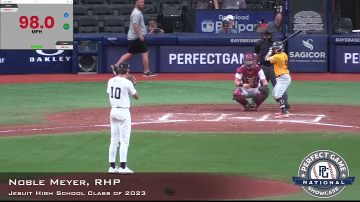 Noble Meyer Prospect Video, RHP, Jesuit High Schoo...