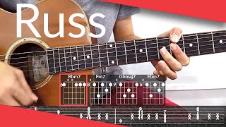 Can't Let Go (Russ) Guitar Tutorial | Tab, Chords Resimi