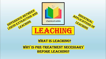 Leaching | Mass Transfer Operation