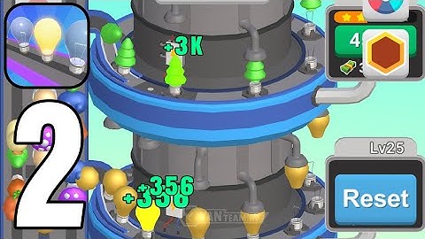 Idle Light Bulb - Gameplay Walkthrough Part 2 Production of light bulbs (Android,iOS)