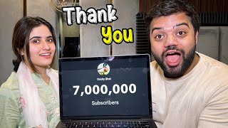 Thank You For 7 Million Subscribers Celebration With Ducky Bhai Army 