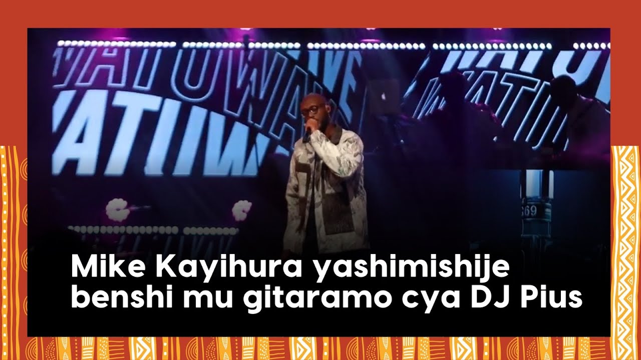 Mike Kayihura yashimishije benshi bitabiriye igitaramo yatumiwemo na DJ Pius 