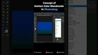 Concept of Darken Color Blend Mode in photoshop 🔵 #pixinshop #satyendrasutrakar #photoshoptricks
