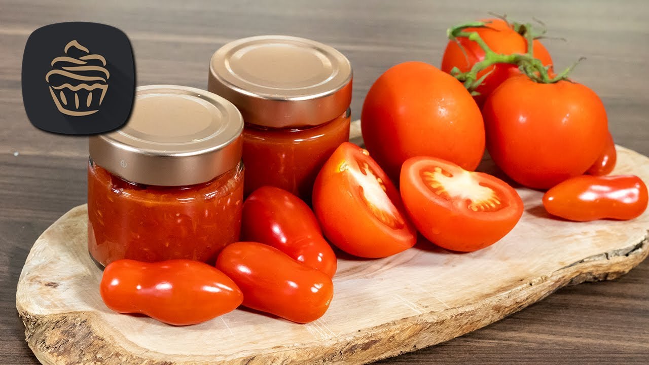 Tomatensauce selber einkochen 🍅 - Frisch und lecker - YouTube