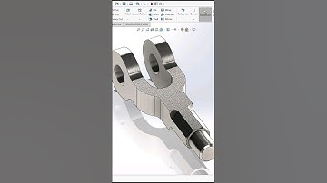 Knuckle Joint Fork |#solidworks #short #automobile