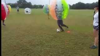 Tampa Bay Bubble Ball Soccer - this game was at USF December 7, 2014