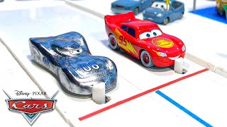 Lightning McQueen Challenges Racers at Salt Flats | Pixar Cars
