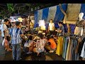 [4K] Walking night from MRT station to cheap shopping at Chatuchak Market, Bangkok