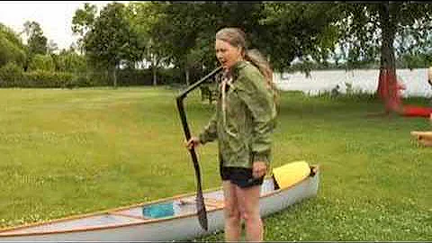 A paddle for one armed use  - adaptive paddling -