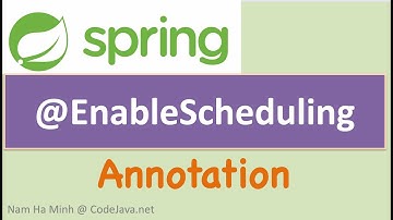 Spring @EnableScheduling Annotation Examples