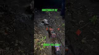 Night run in the mud at shred the ledge 2023 Vermont rc rctruck mud sublime