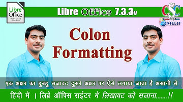 Colon Formatting in LibreOffice Writer | Format Painter | हिंदी में | By CSC IT Class Garkha