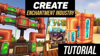 Create Enchantment Industry Tutorial / guide 1.18.2  1.20.1 Automatic enchantments (Minecraft java)