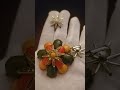 Vintage 1950's Talbotts statement triple layered brooch and earrings #vintage #jewelry #brooch