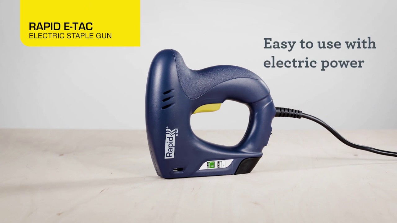 Rapid Etac Electric Staple Gun YouTube