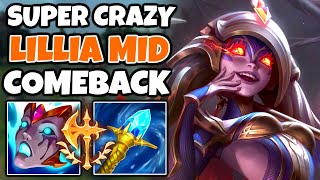 The CRAZIEST LILLIA MID COMEBACK you will EVER SEE | Off-Meta Climb | 13.15 - League of Legends