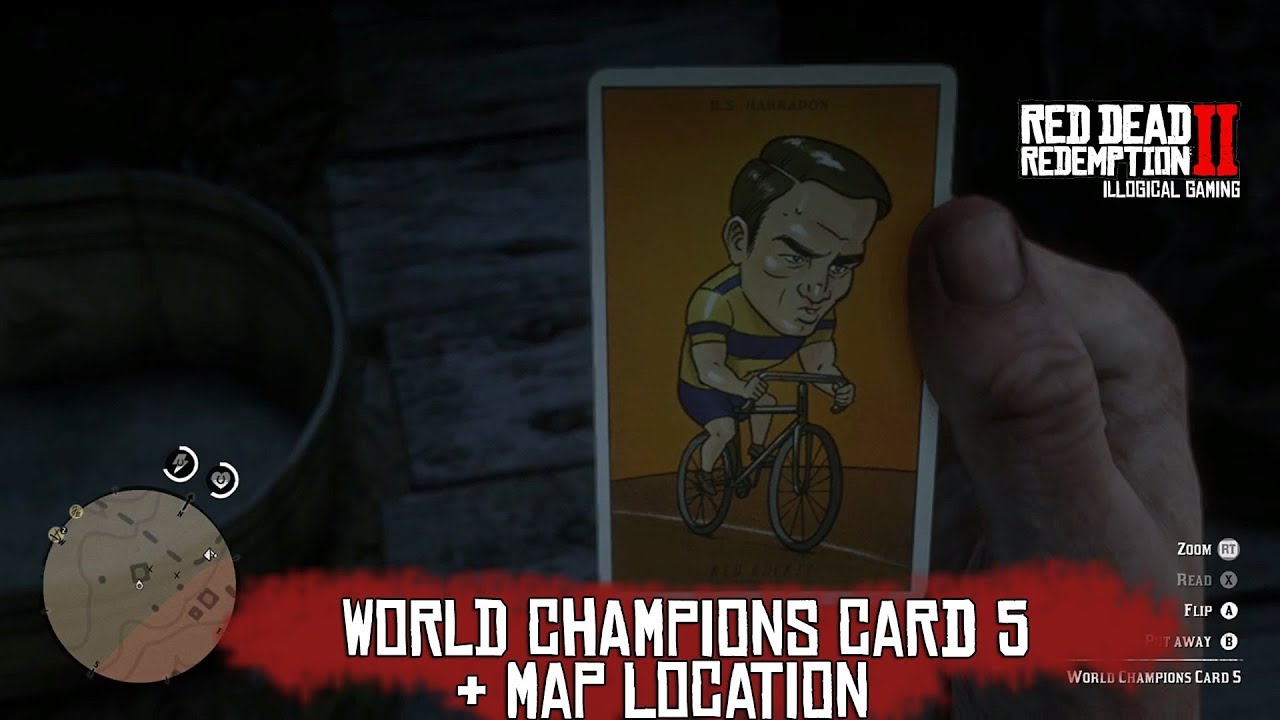 world champions cigarette cards rdr2 World Champions Cigarette Card 5 - Cyclist R.S. Harradon - Red Dead  Redemption II