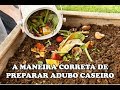 Como fazer adubo orgânico de restos vegetais