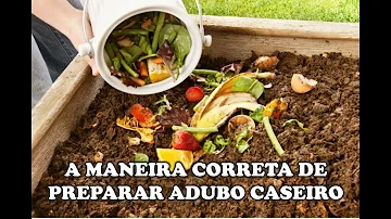 Como fazer adubo orgânico com resto de casca de frutas?