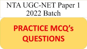 Practice Questions for  Paper 1 MCQ