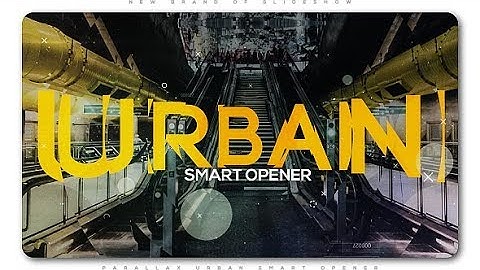 After Effects Template: Parallax Urban Smart Opener