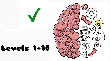 Brain Test- Solution to Levels 1,2,3,4,5,6,7,8,9,10- All Level Gameplay Walkthrough (Android/iOS)