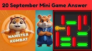 Hamster Kombat Mini Game Answer 20 September 2024 - How to solve Mini Game? #hamsterkombat