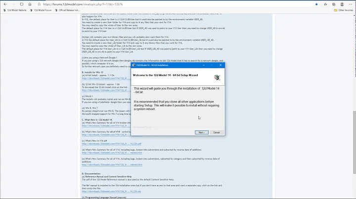 Installing 12d Model (Installing and Configuring 12d Model)