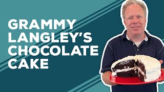 Love & Best Dishes: Grammy Langley's Chocolate Cake Recipe | Eggless Cake Recipe