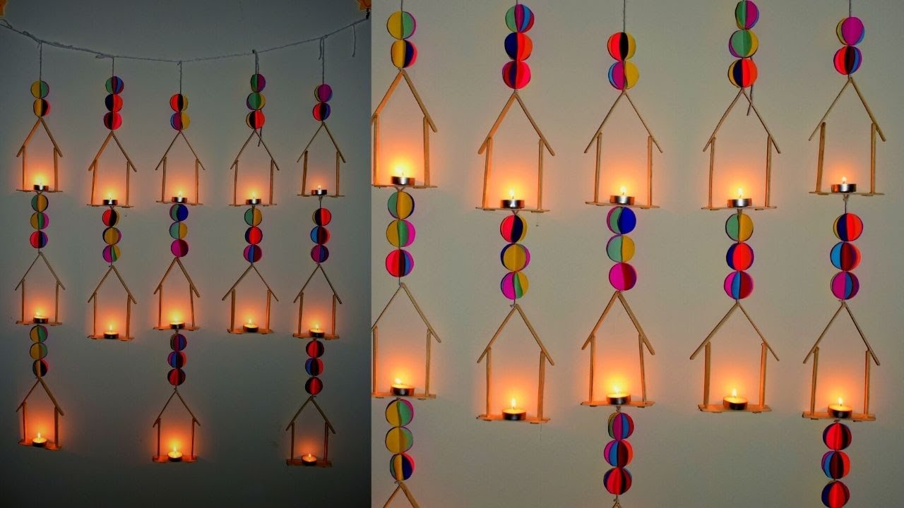 DIWALI Living Room Makeover Diwali Decoration Ideas YouTube