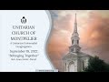 September 18, 2022 (Live Stream Worship) Belonging Together
