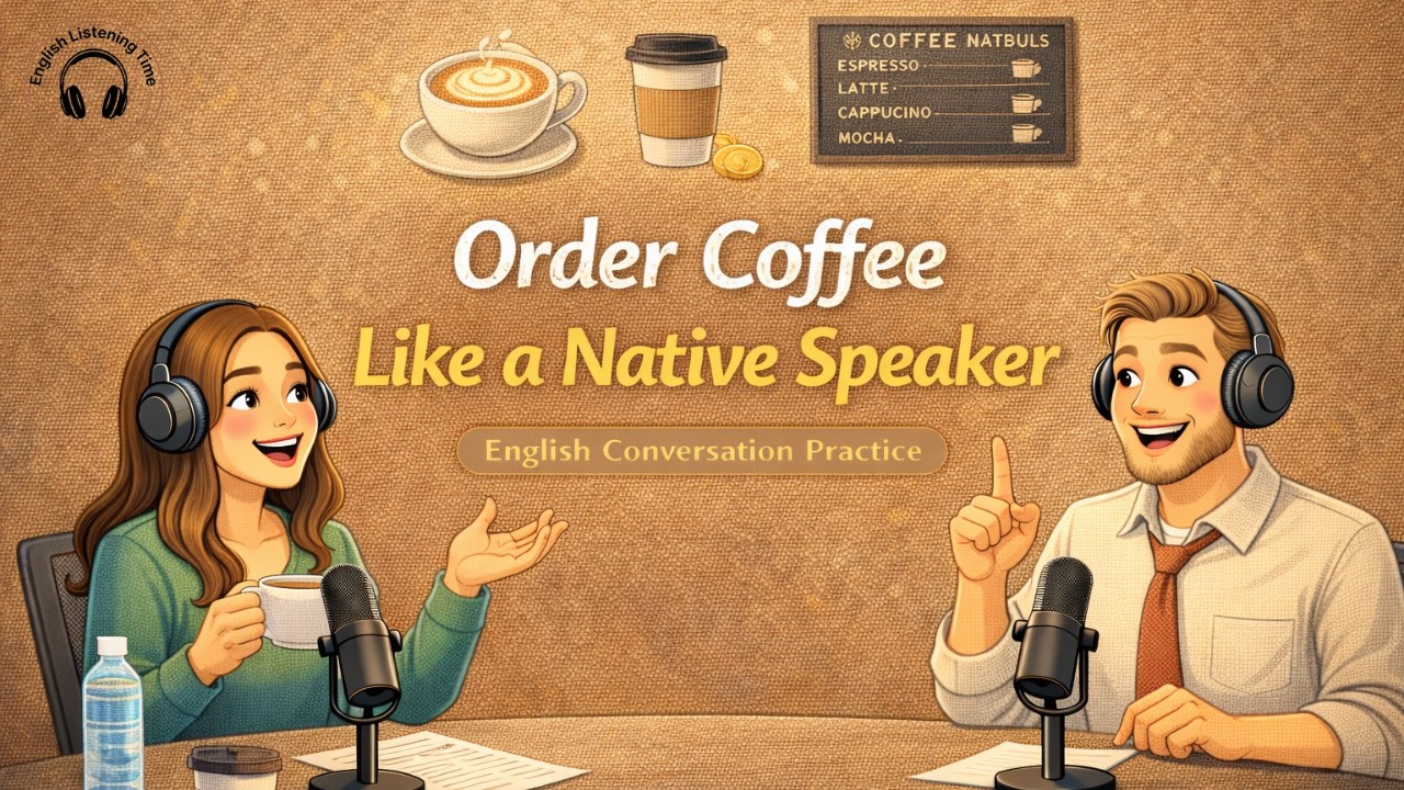 How to Order Coffee in English | English Listening Practice