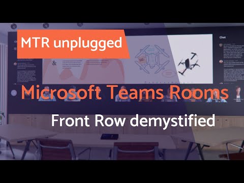 Microsoft Teams Rooms Front Row Layout demystified