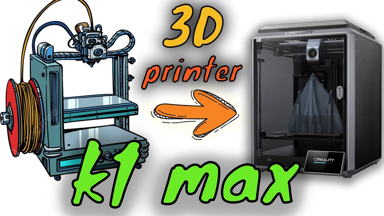 Creality k1 max 3D printer || unboxing , setup and first printing - YouTube