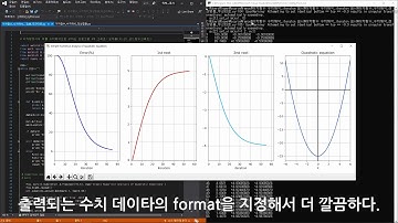 파이썬을 이용한 이차함수 수치해석과 라이브 그래프(python matplotlib animation)