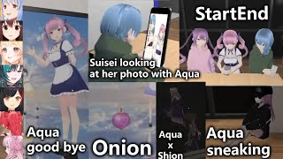 Hololive Girls Reaction To Aqutans Appearances (Holo8)