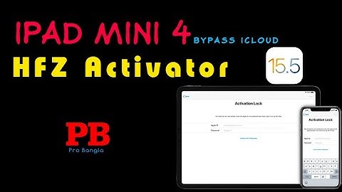 All iPad Mini 4 iOS 15.5 Bypass iCloud id With HFZ Activator | iPad Remove Activation Lock