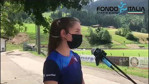 Sci di Fondo - Intervista a Sara Hutter durante la...