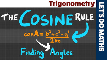 Cosine Rule - Finding Angles - Trigonometry
